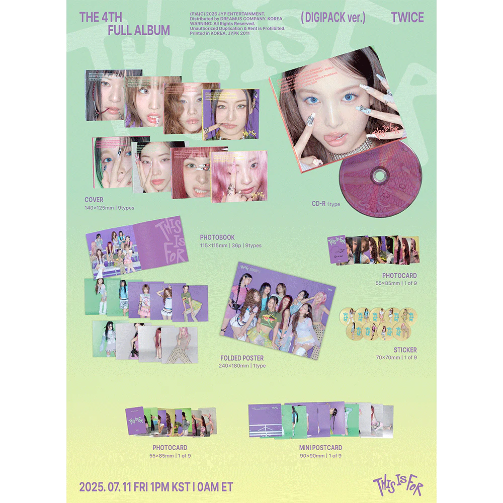 TWICE 4TH REGULAR ALBUM [THIS IS FOR/DIGIPACK VER.]