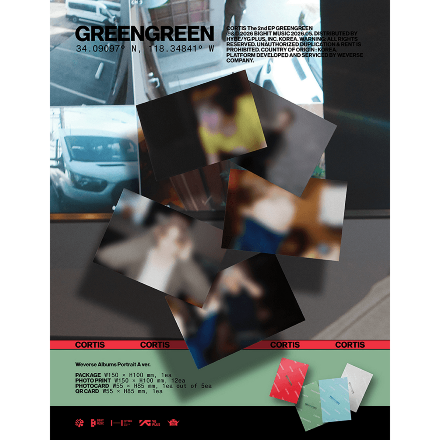 CORTIS The 2nd EP [GREENGREEN / Weverse Albums ver.]