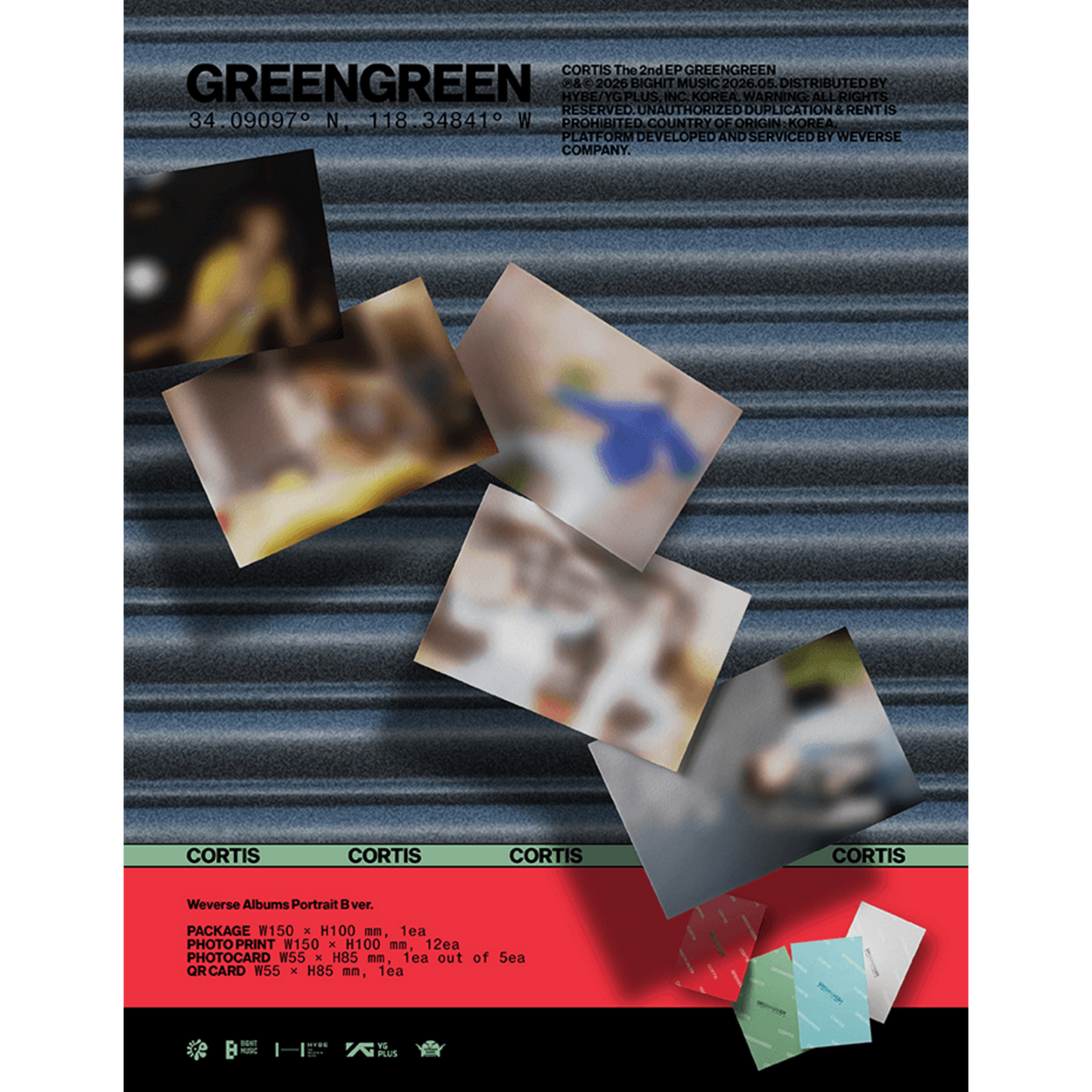 CORTIS The 2nd EP [GREENGREEN / Weverse Albums ver.]