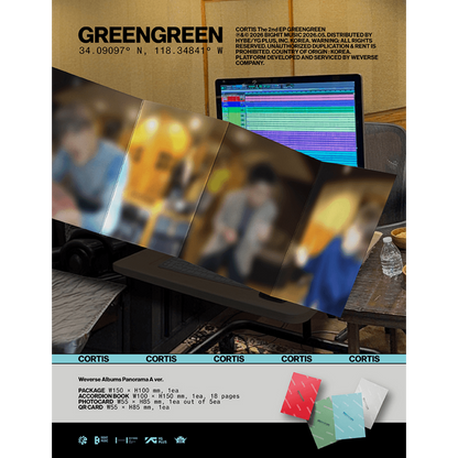 CORTIS The 2nd EP [GREENGREEN / Weverse Albums ver.]