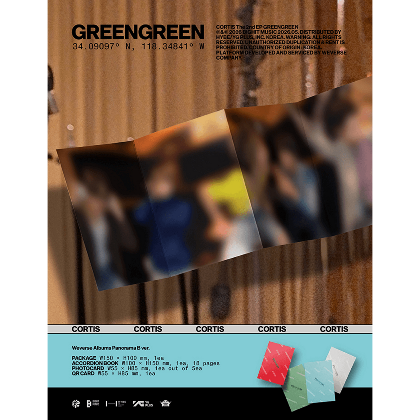 CORTIS The 2nd EP [GREENGREEN / Weverse Albums ver.]