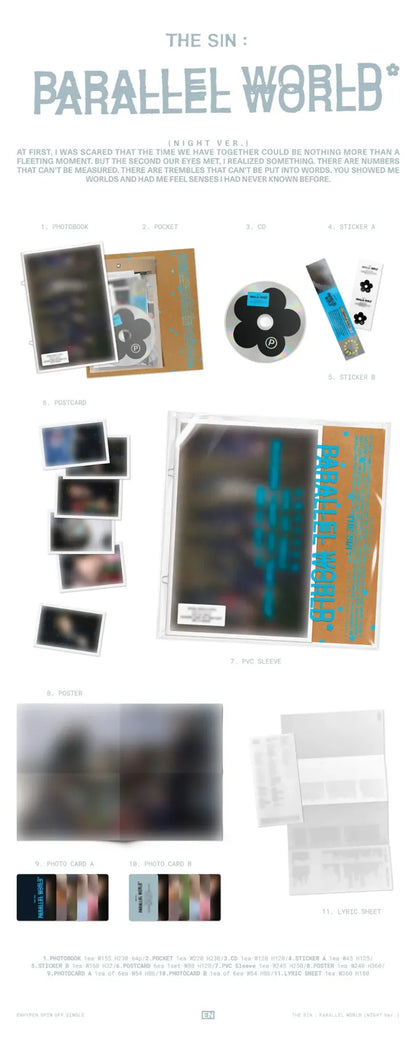 [PRE-ORDER] ENHYPEN – Spin-off Single [THE SIN : PARALLEL WORLD]