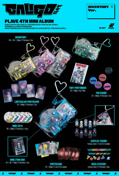 PLAVE 4th Mini Album [Caligo Pt.2 / INVENTORY Ver.)