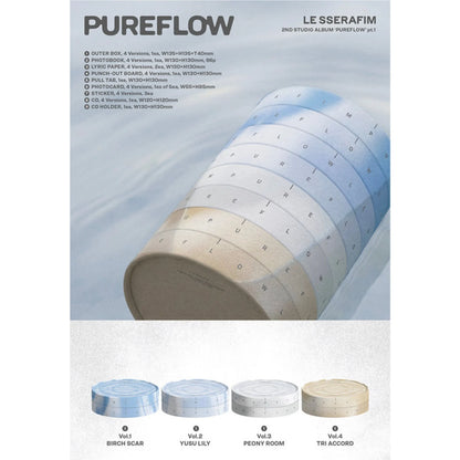 LE SSERAFIM 2nd Studio Album [PUREFLOW pt.1 / Standard ver.]