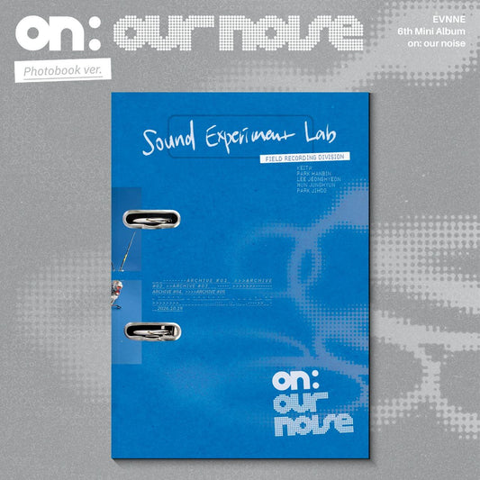 EVNNE on our noise Photobook version blue cover