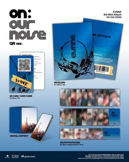 EVNNE on our noise QR version contents