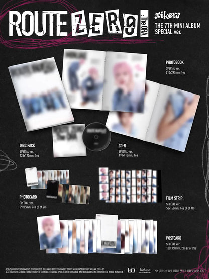 XIKERS 7TH MINI ALBUM [ROUTE ZERO : The ORA/ Special ver.]
