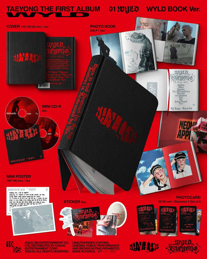 TAEYONG 1st Full Album [WYLD / WYLD BOOK Ver.]