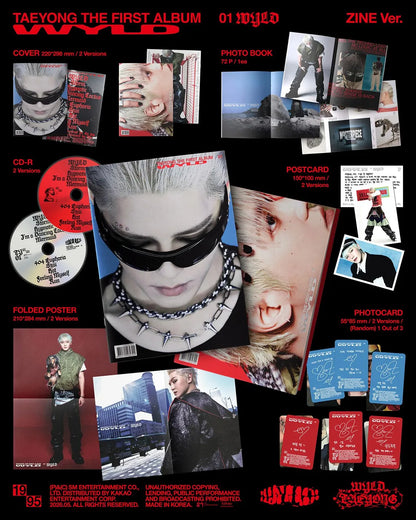 TAEYONG 1st Full Album [WYLD / Zine Ver.]