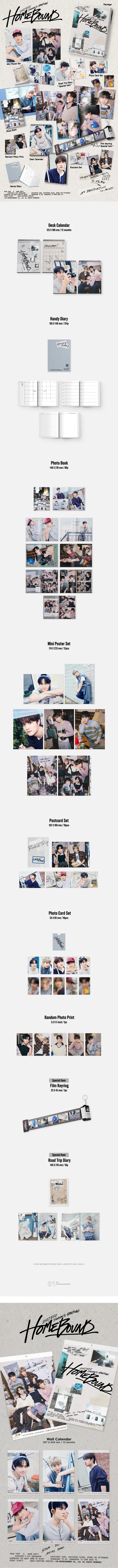 EXO 2027 Season’s Greetings contents; wall calendar sold separately
