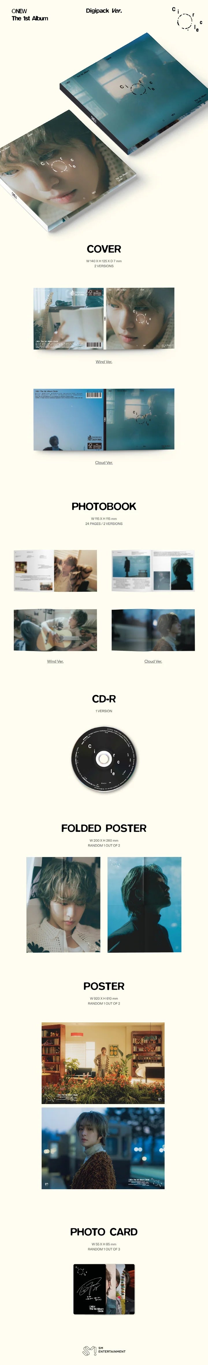 ONEW 1ST FULL ALBUM [CIRCLE/DIGIPACK VER]