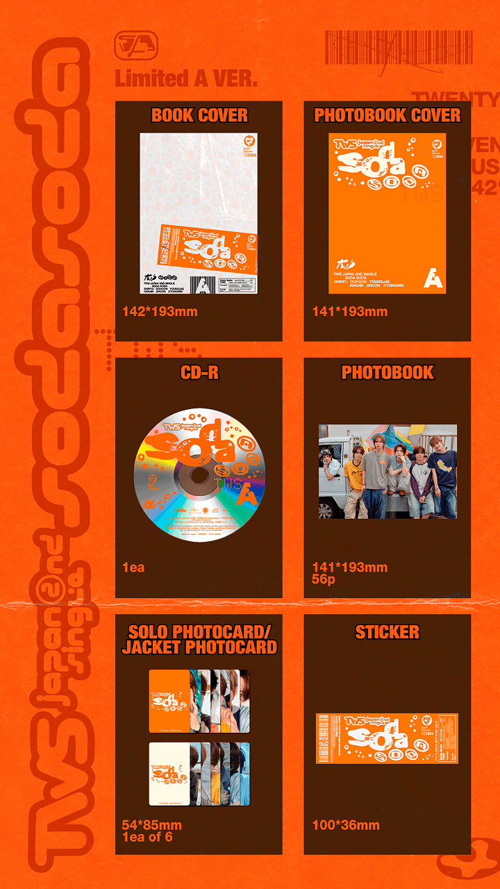[PRE-ORDER] TWS 2ND JP SINGLE ALBUM [SODA SODA/LIMITED A Ver.]
