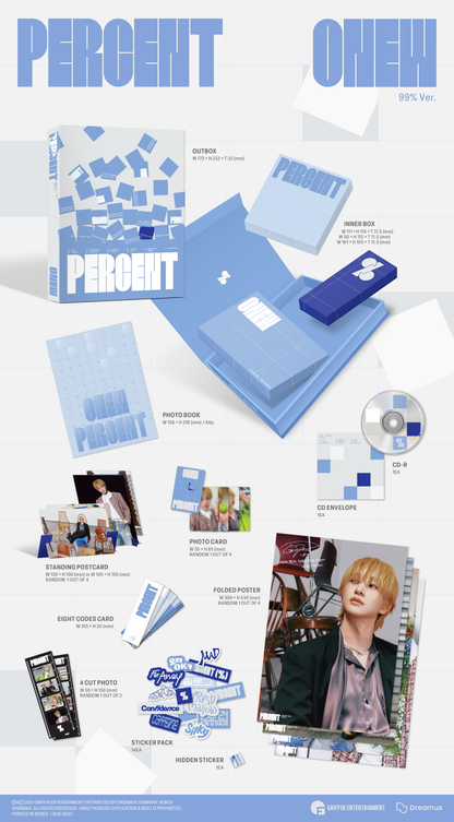 ONEW 2ND ALBUM [PERCENT/PHOTO BOOK VER.]