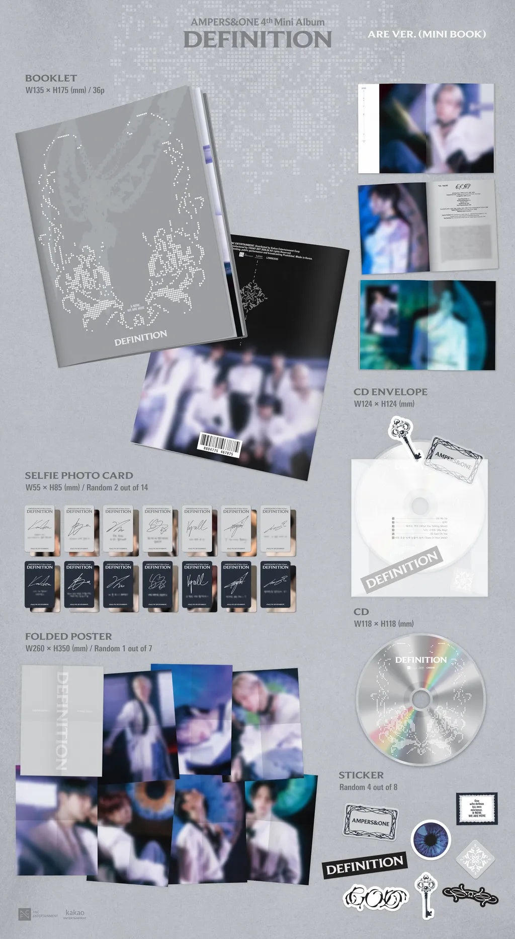 AMPERS&ONE 4th Mini Album [DEFINITION / ARE Ver.]