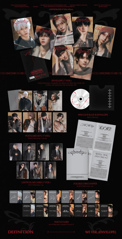 AMPERS&ONE 4th Mini Album [DEFINITION / WE Ver.]