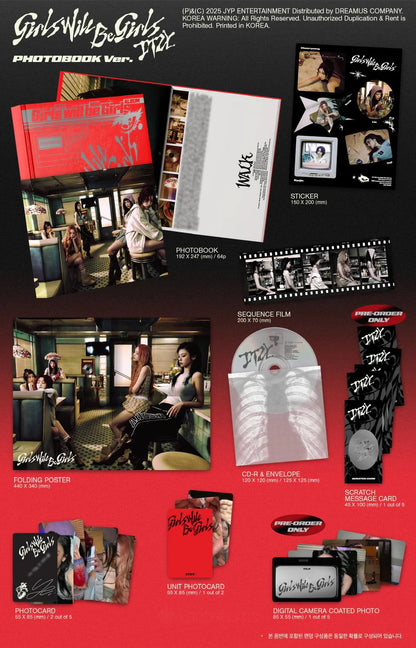 ITZY ALBUM (GIRLS WILL BE GIRLS/ PHOTOBOOK Ver.)