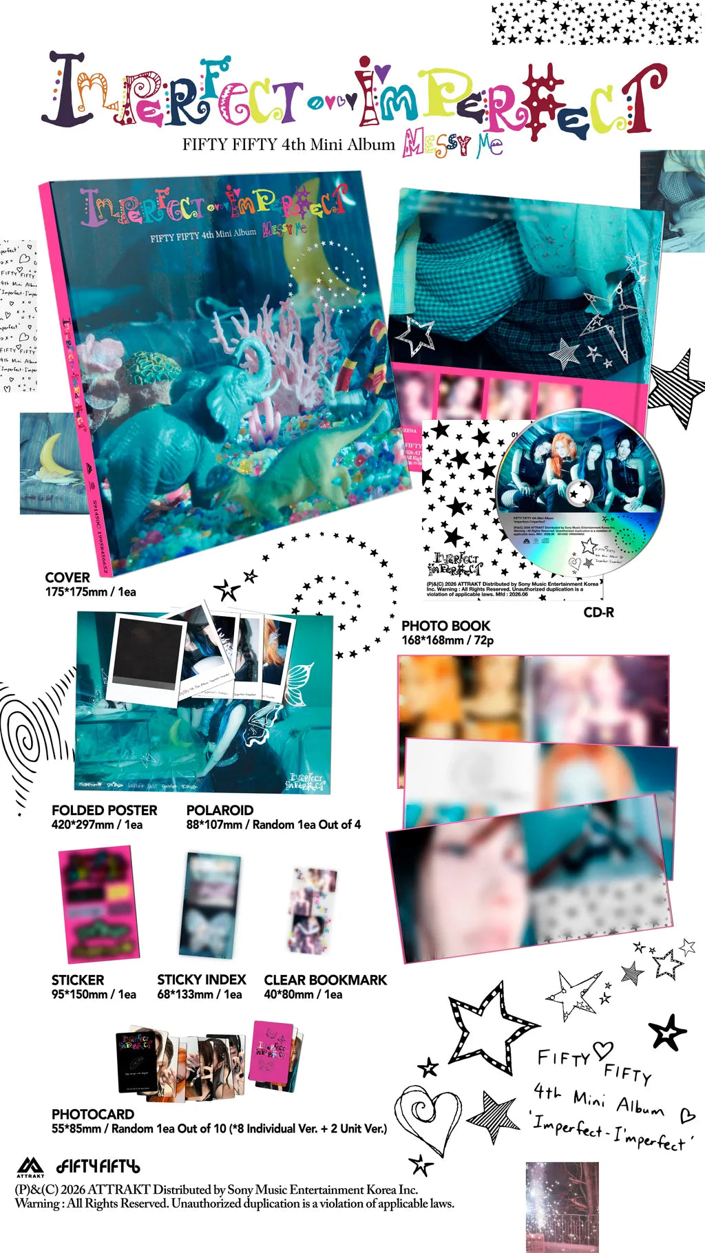 FIFTY FIFTY 4th Mini Album [Imperfect-I'mperfect]