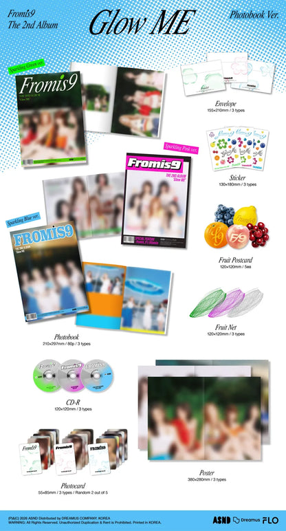 fromis_9 Glow ME Photobook version details