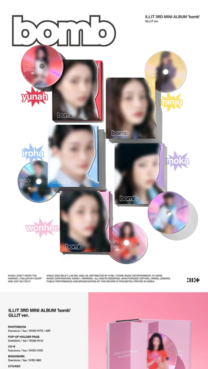 ILLIT 3RD MINI ALBUM [BOMB/GLLIT VER.]