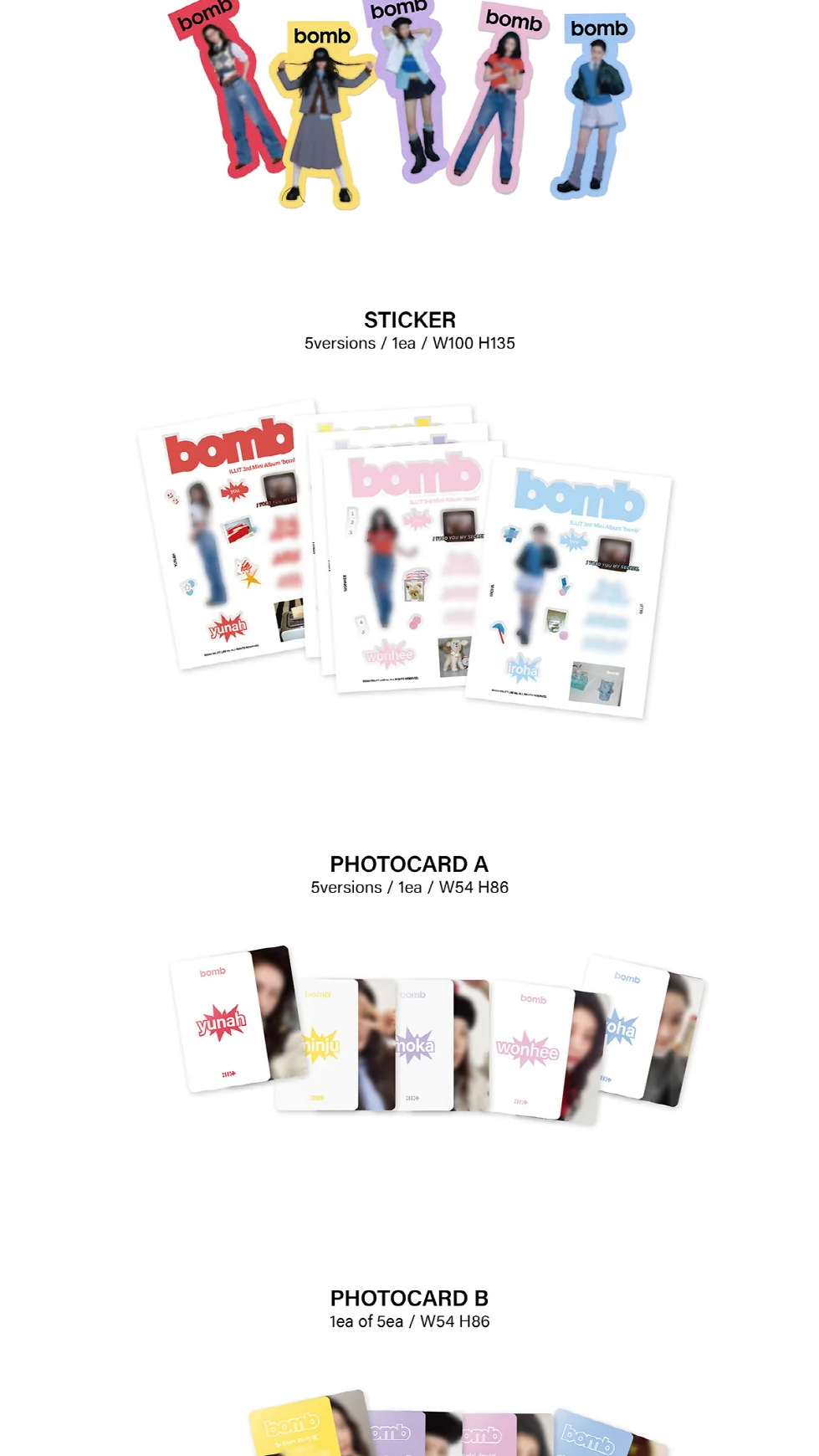 ILLIT 3RD MINI ALBUM [BOMB/GLLIT VER.]