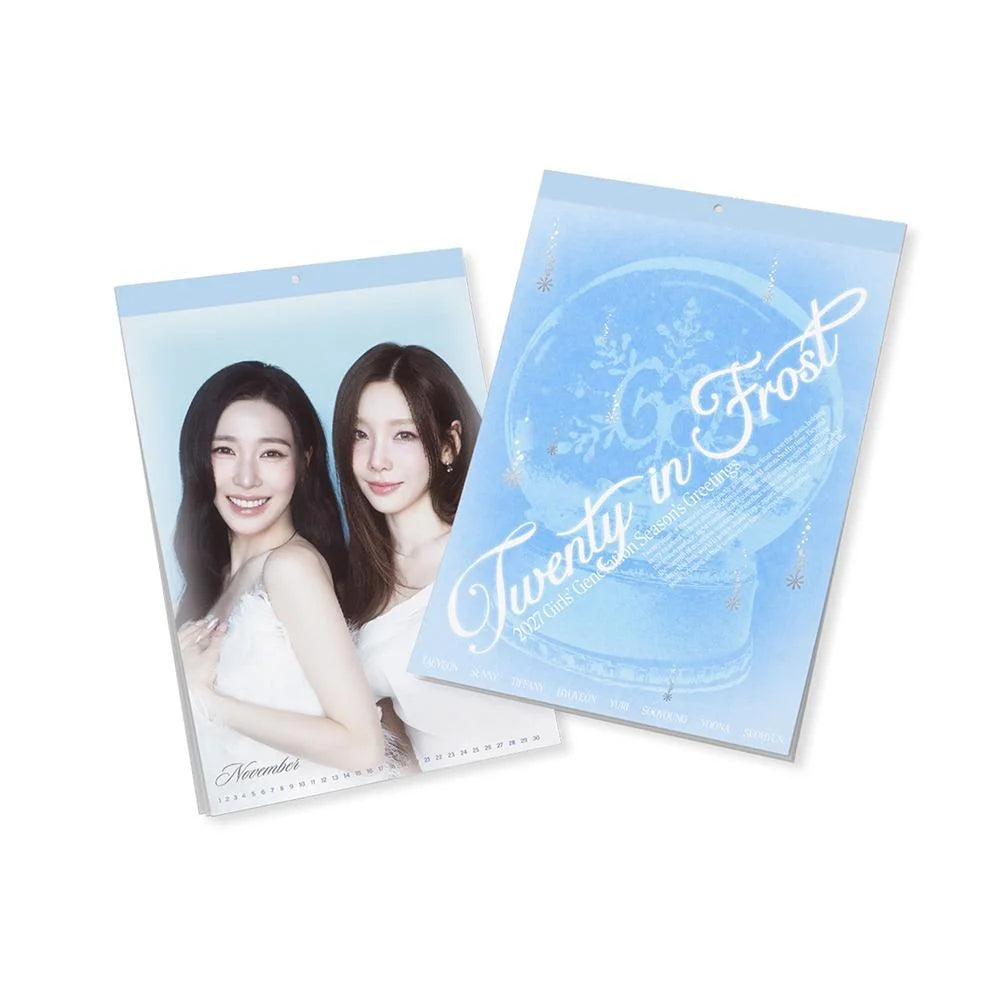 Girls’ Generation wall calendar — sold separately