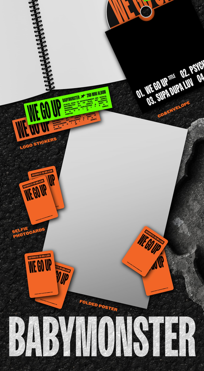 [PRE-ORDER] [MAKESTAR EXCLUSIVE] BABYMONSTER 2ND MINI ALBUM [WE GO UP/STANDARD VER.]