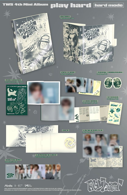 [MAKESTAR EXCLUSIVE] TWS 4TH MINI ALBUM [PLAY HARD/STANDARD VER.] product image