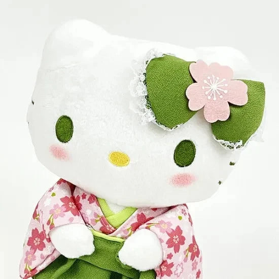 Hello Kitty Matcha Kimono Plush side view