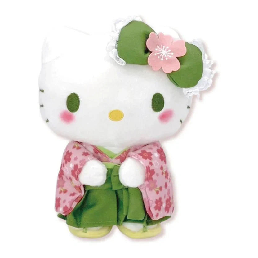 Hello Kitty Matcha Kimono Plush