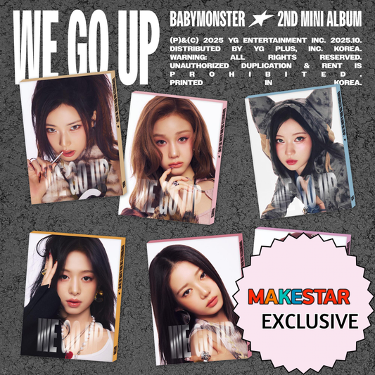 [PRE-ORDER] [MAKESTAR EXCLUSIVE] BABYMONSTER 2ND MINI ALBUM [WE GO UP/PATTERN VER.]