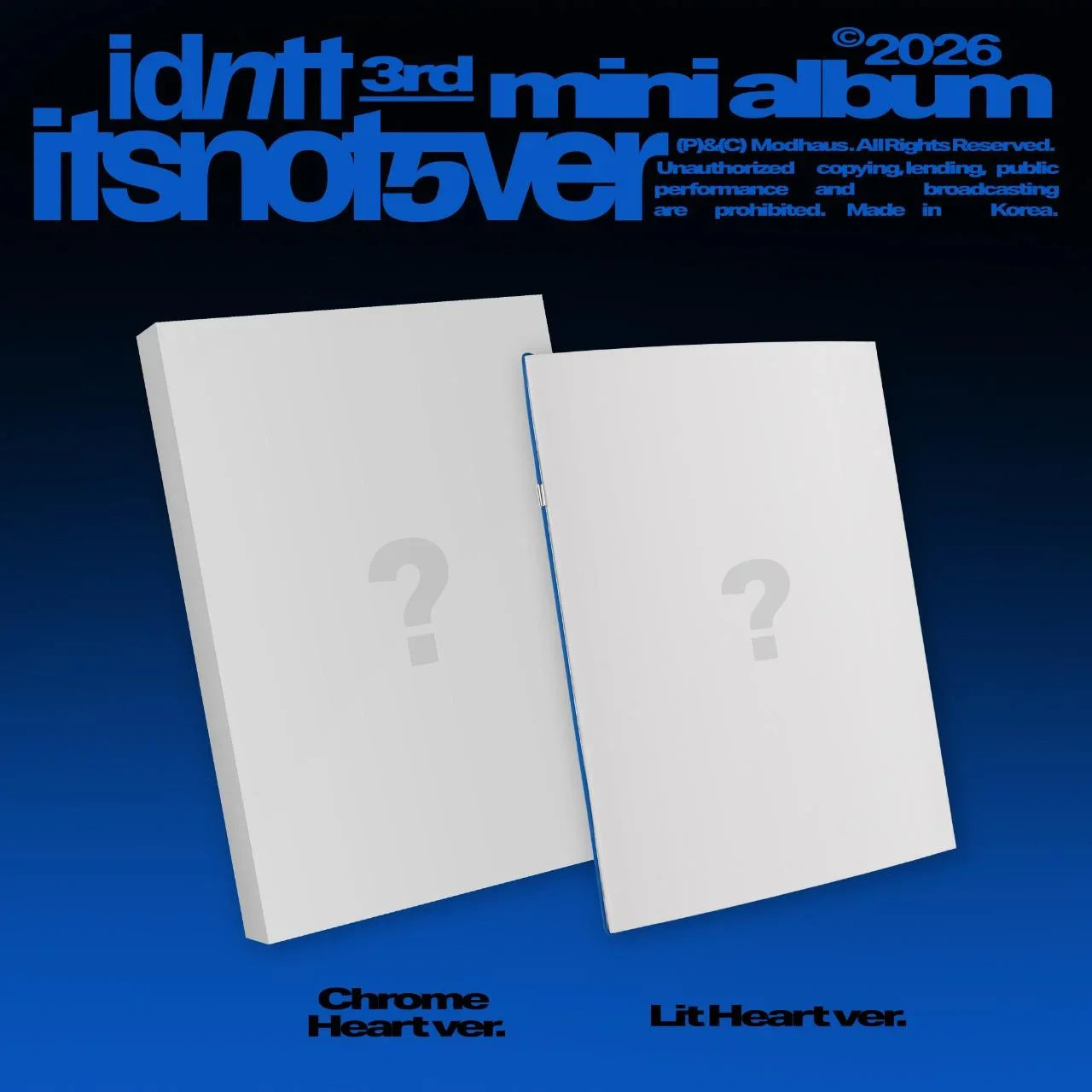 idntt itsnotover CD set version