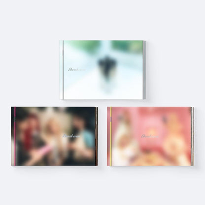 ILLIT BREAK EVEN BURNING, QUIET and MAD album covers