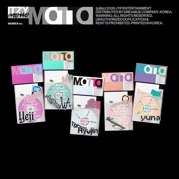ITZY 12TH MINI ALBUM [MOTTO / Member Ver]