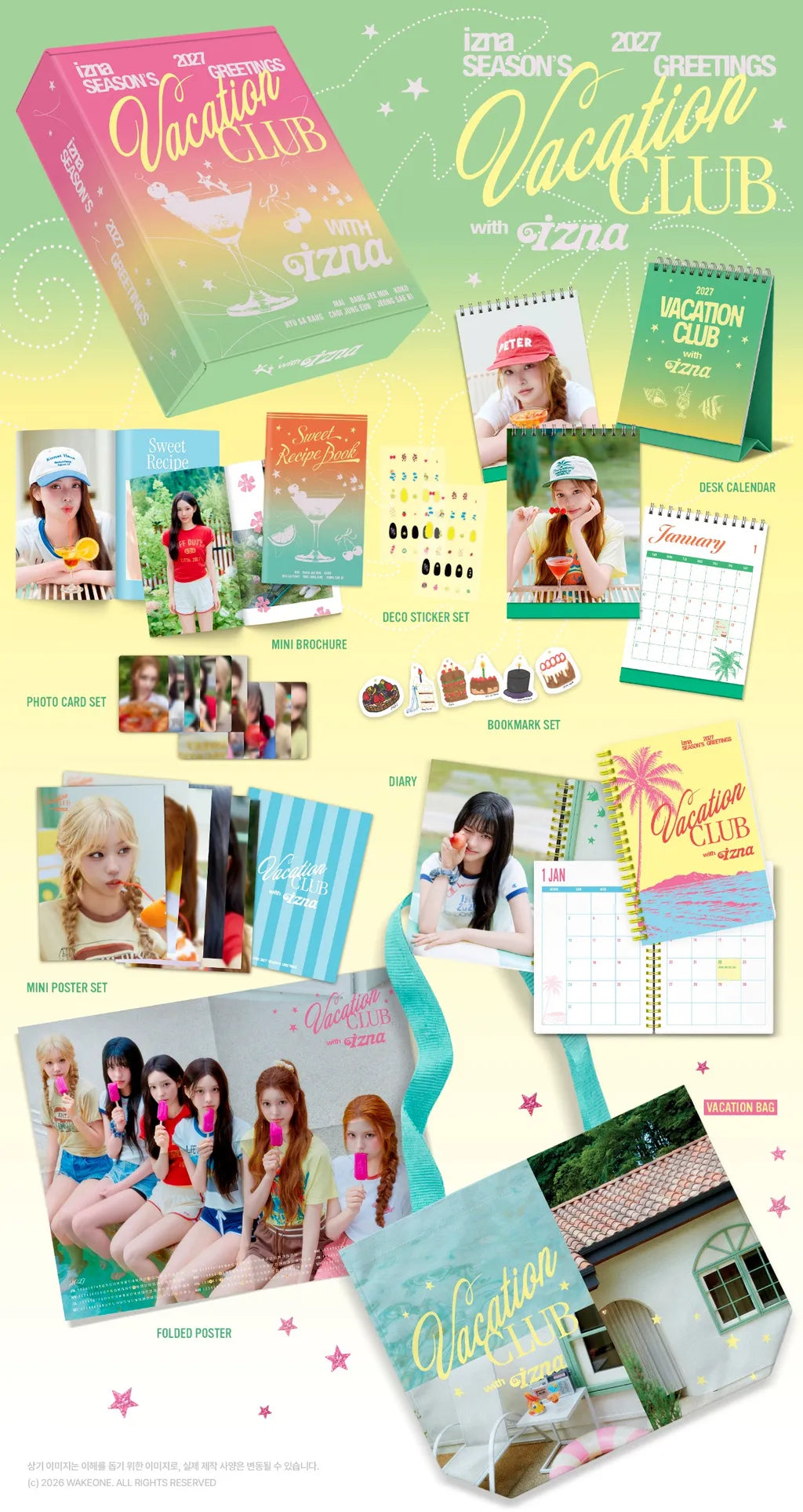 [PRE-ORDER] izna 2027 Season’s Greetings [Vacation CLUB]