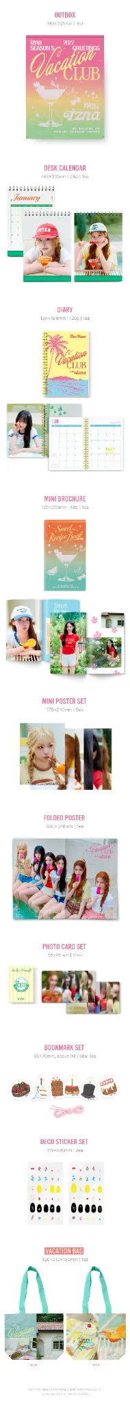 [PRE-ORDER] izna 2027 Season’s Greetings [Vacation CLUB]