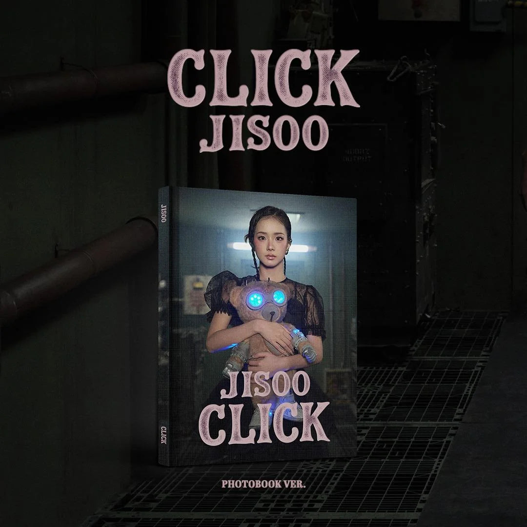 JISOO CLICK Photobook version album cover