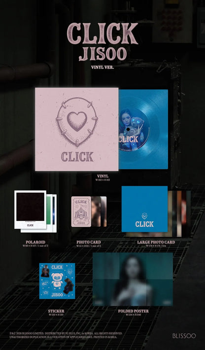 JISOO CLICK Vinyl version contents