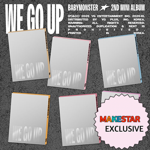 [PRE-ORDER] [MAKESTAR EXCLUSIVE] BABYMONSTER 2ND MINI ALBUM [WE GO UP/PATTERN VER.]
