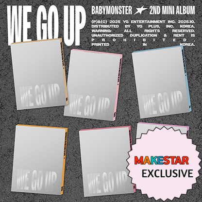 [PRE-ORDER] [MAKESTAR EXCLUSIVE] BABYMONSTER 2ND MINI ALBUM [WE GO UP/PATTERN VER.]