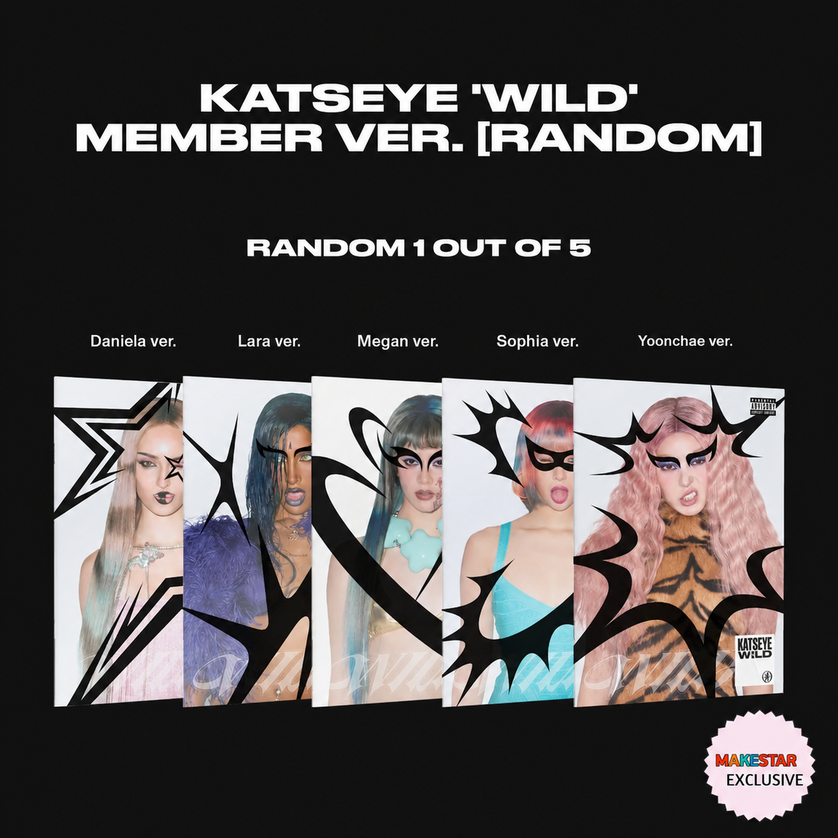 MAKESTAR EXCLUSIVE KATSEYE WILD Member Ver.