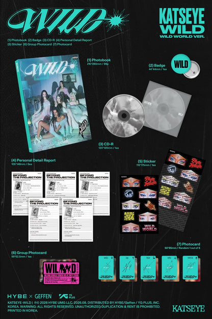 KATSEYE WILD Wild World Ver. album contents