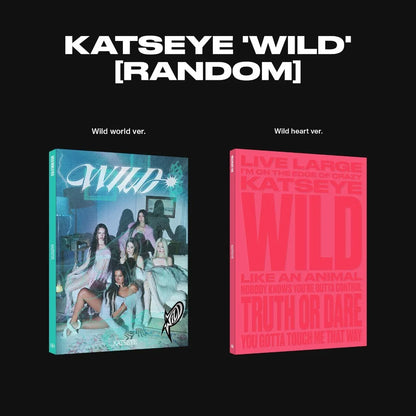KATSEYE WILD Standard Ver. album covers