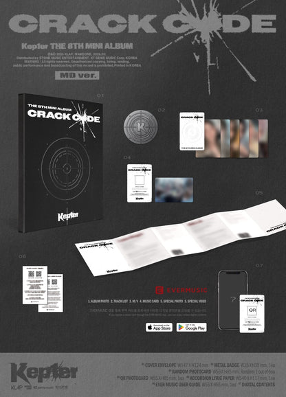 [PRE-ORDER ]Kep1er The 8th Mini Album [CRACK CODE / MD ver.]