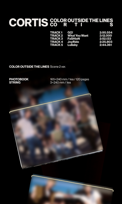 [PRE-ORDER] [MAKESTAR EXCLUSIVE] CORTIS THE 1ST EP ALBUM [COLOR OUTSIDE THE LINES/STANDARD VER.]