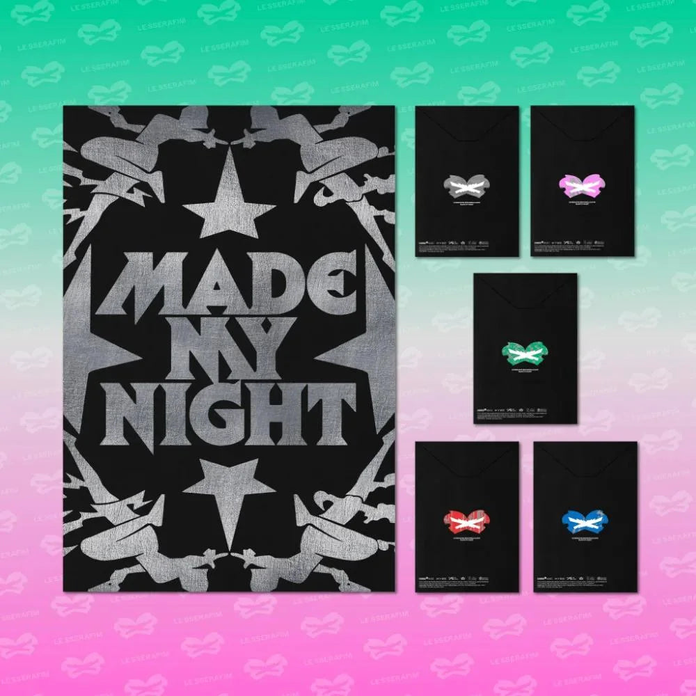 LE SSERAFIM Made My Night COMPACT version album covers