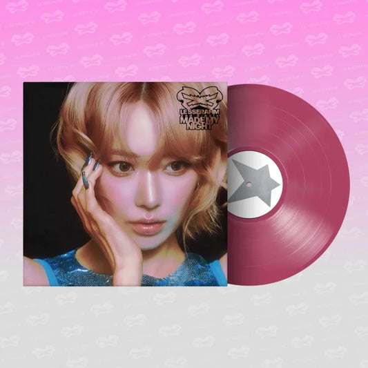 LE SSERAFIM Made My Night Hot Pink vinyl