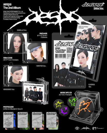 [PRE-ORDER] AESPA 2ND FULL ALBUM [LEMONADE/SMINI VER.]