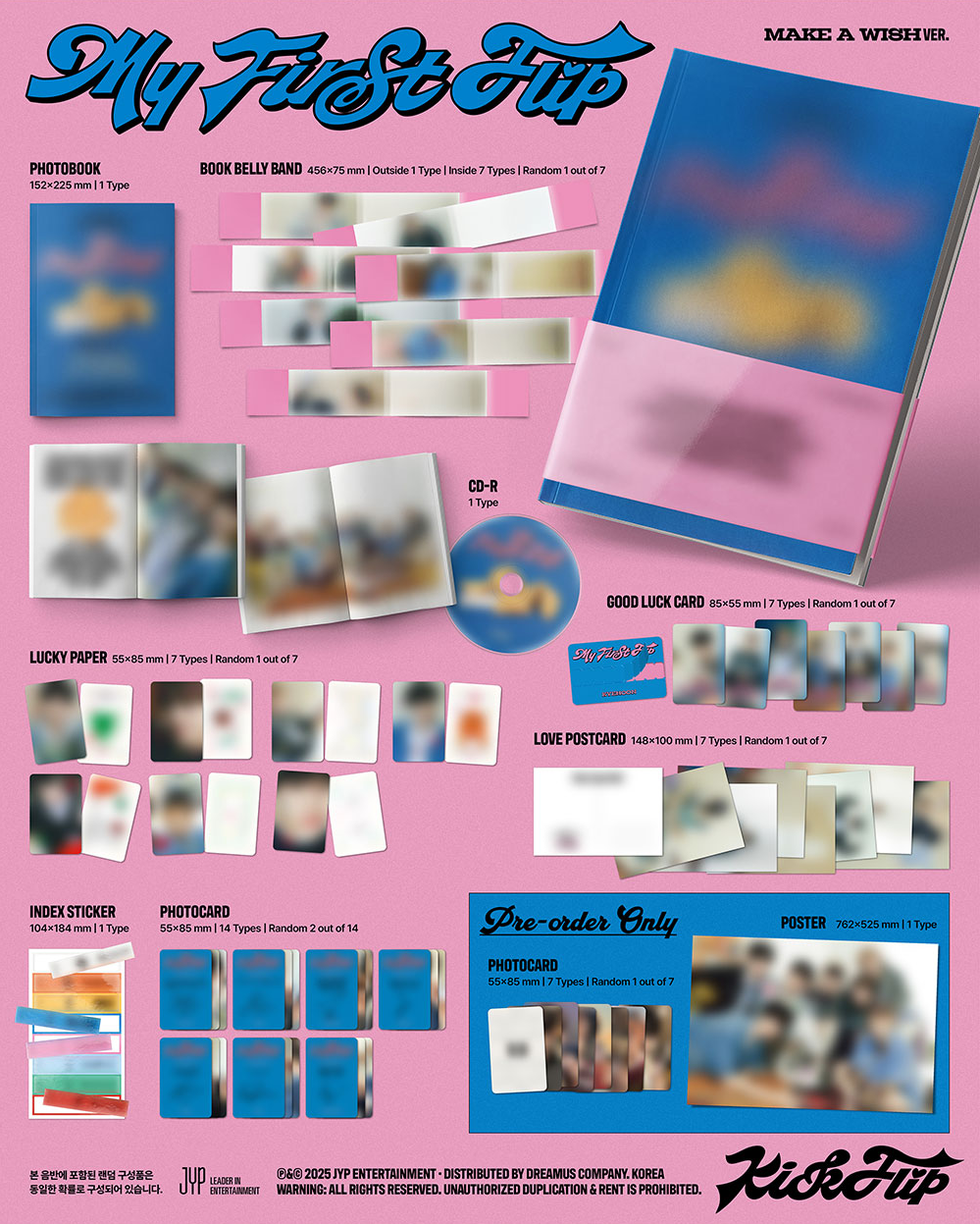 [PRE-ORDER] KICKFLIP 3RD MINI ALBUM [MY FIRST FLIP/STANDARD VER.]