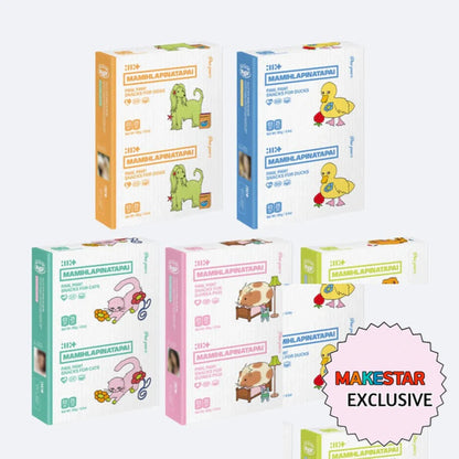 [MAKESTAR EXCLUSIVE] ILLIT 4th Mini Album [MAMIHLAPINATAPAI / PAW PAW ver.] cover with one MAKESTAR Exclusive badge