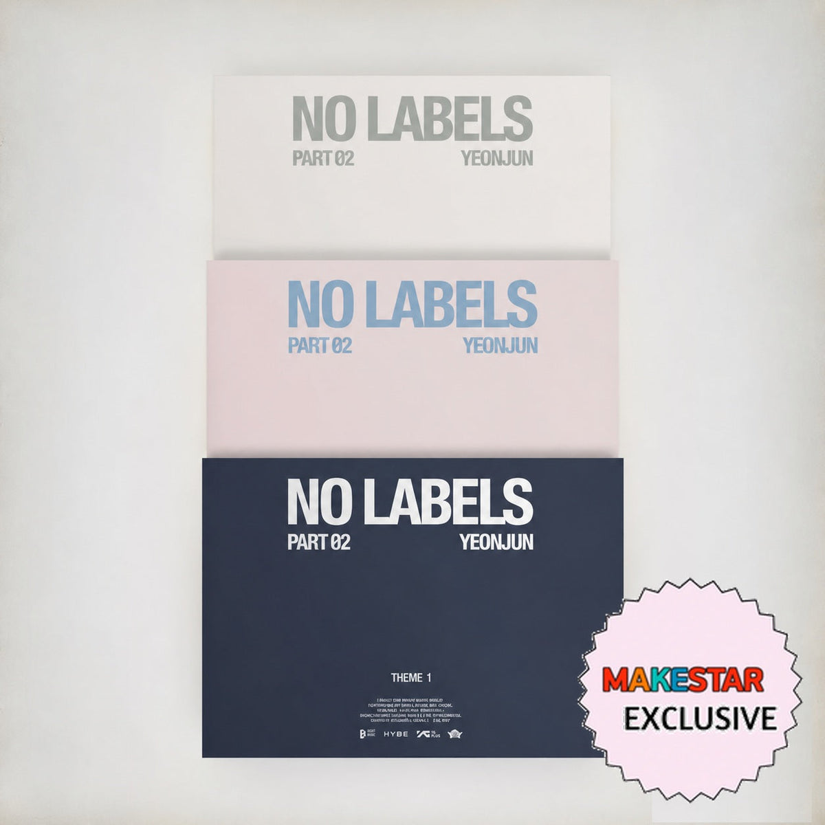 [MAKESTAR EXCLUSIVE] YEONJUN ALBUM [NO LABELS: PART 02/STANDARD VER.] cover with one MAKESTAR Exclusive badge
